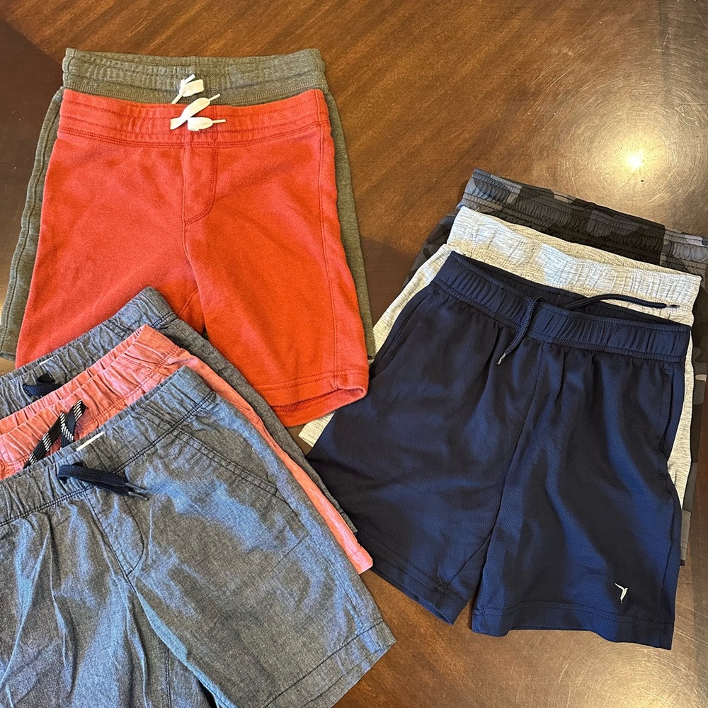 Old Navy Kids' Shorts Collection - Red, Gray, Blue, Black